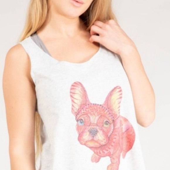 💥HP💥💕French Bulldog Tank💕 - Picture 4 of 4